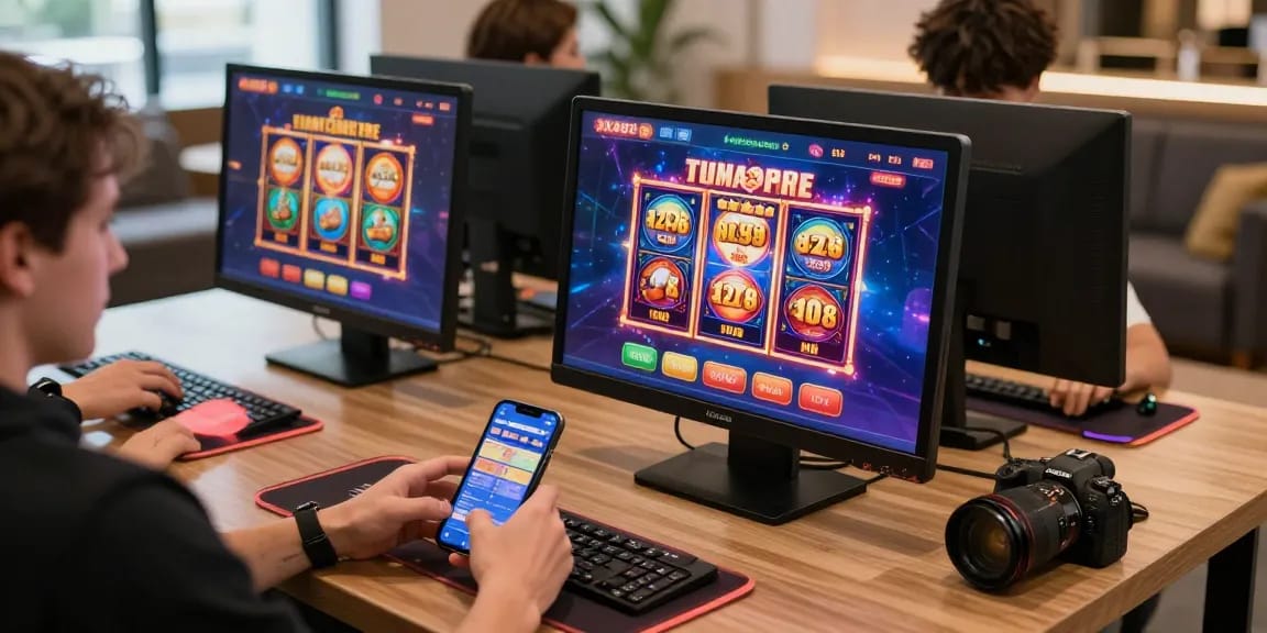 Users enjoying exciting gaming experiences on XX88's innovative platform with vibrant graphics and welcoming ambiance.