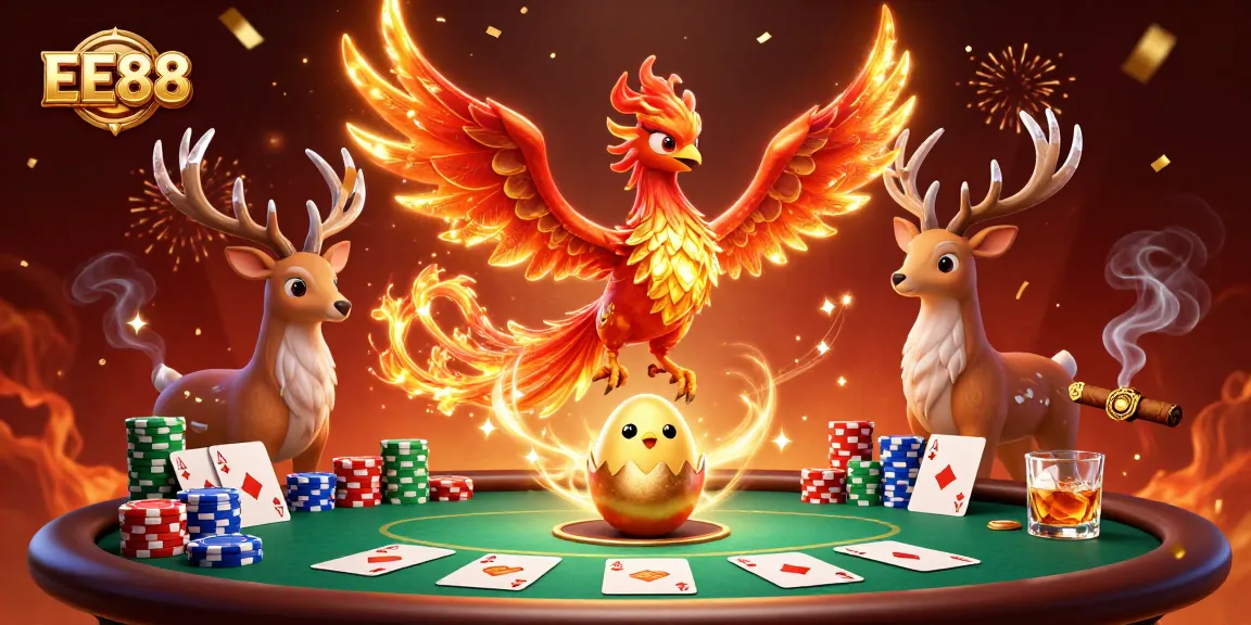 Experience thrilling gameplay at EE88 with a dynamic poker scene featuring rich visuals and vibrant energy.