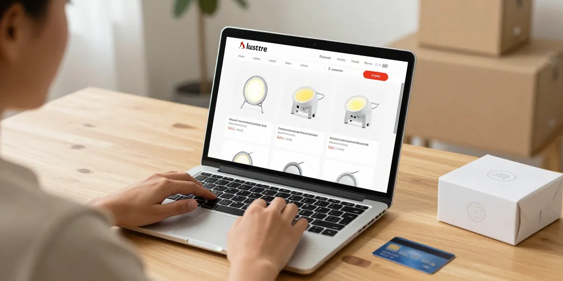 Lustre led online shopping experience showcasing best deals and product reviews on an e-commerce platform.