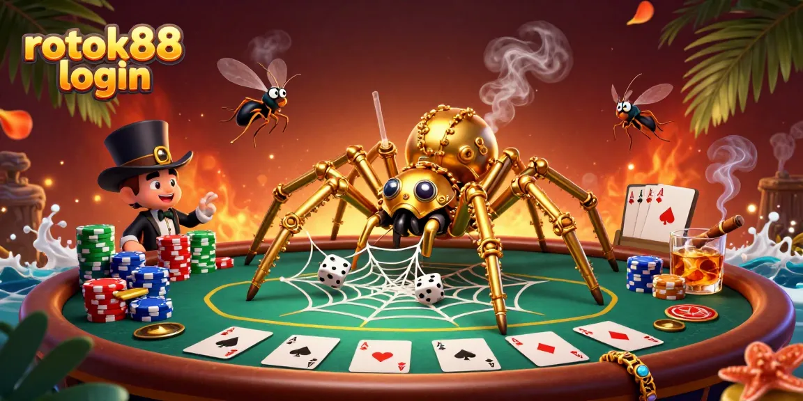 Engage in thrilling gameplay with rokok88 login; experience the steampunk-themed casino world.